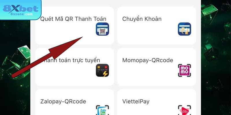 Nạp Tiền 8xbet: Hướng Dẫn Cho Người Mới 2026 23 Nạp tiền 8xbet bằng hình thức thanh toán QR Code